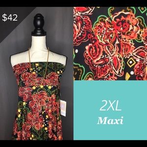 LuLaRoe Maxi Skirt 2xl NWT